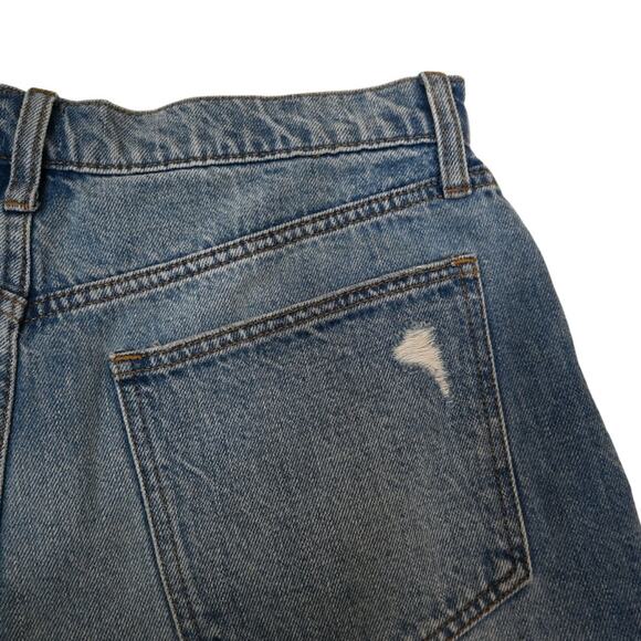 GAP 3" High Rise Button Fly Cut Off Denim Short Womens 27 - Picture 4 of 11